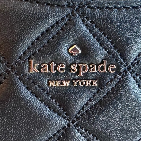 Kate Spade Natalia Quilted Slim Wallet Black - Picture 6 of 15